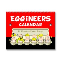 Funny Egghead Eggineers Calendar