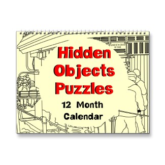 Hidden Objects Puzzles Calendar